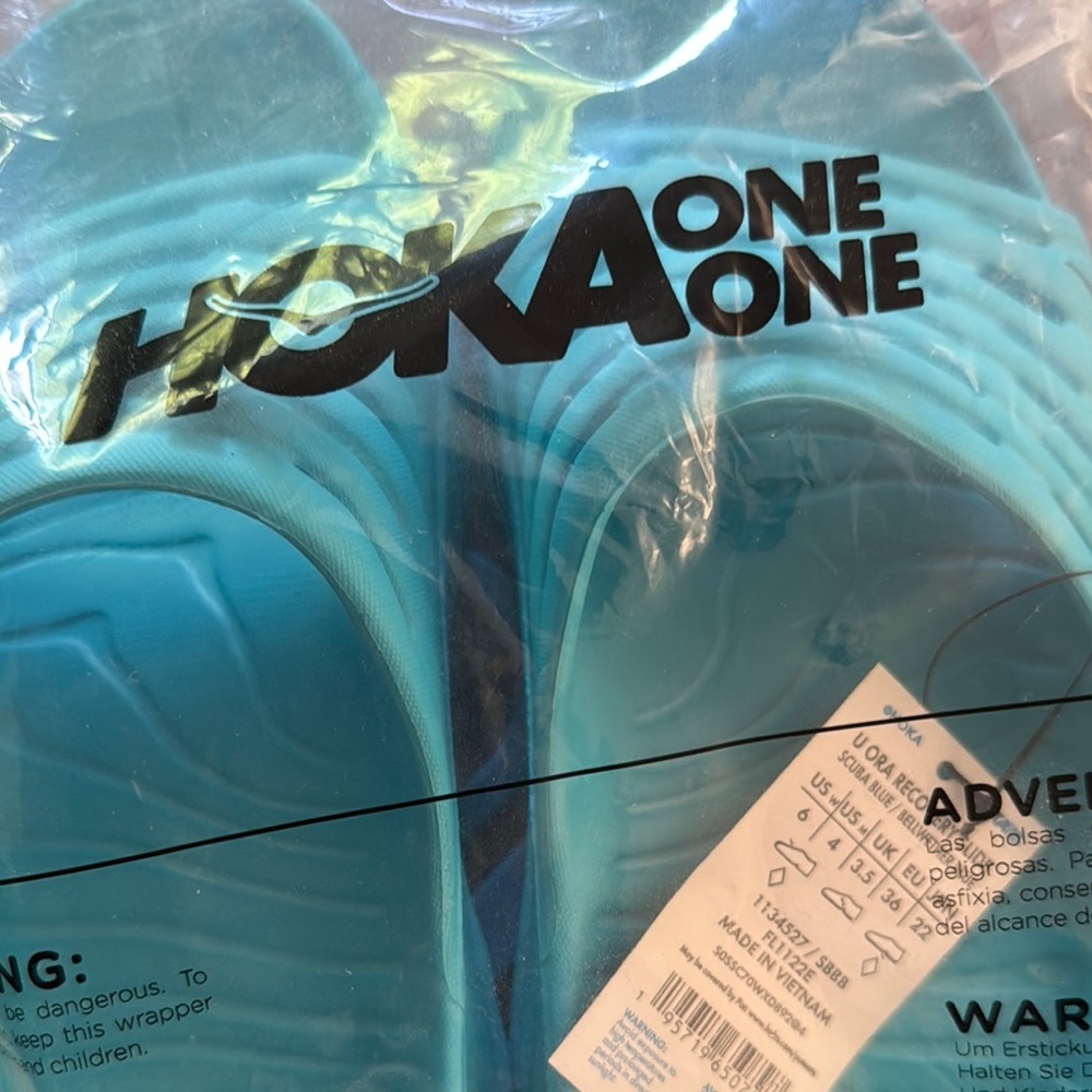 Hoka One One Teal Running Shoes